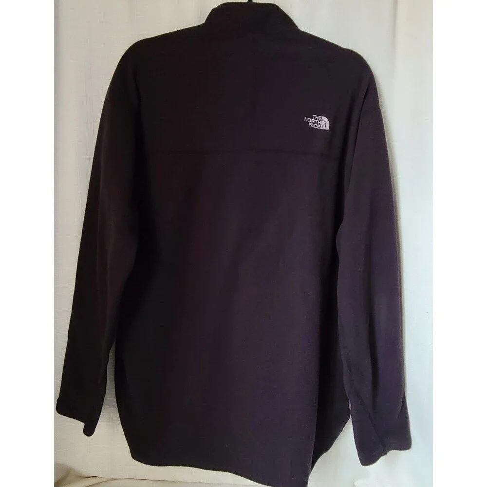 The North Face Expedition Shirt Men s Large Black Fleece Quarter Zip Pullover Ja